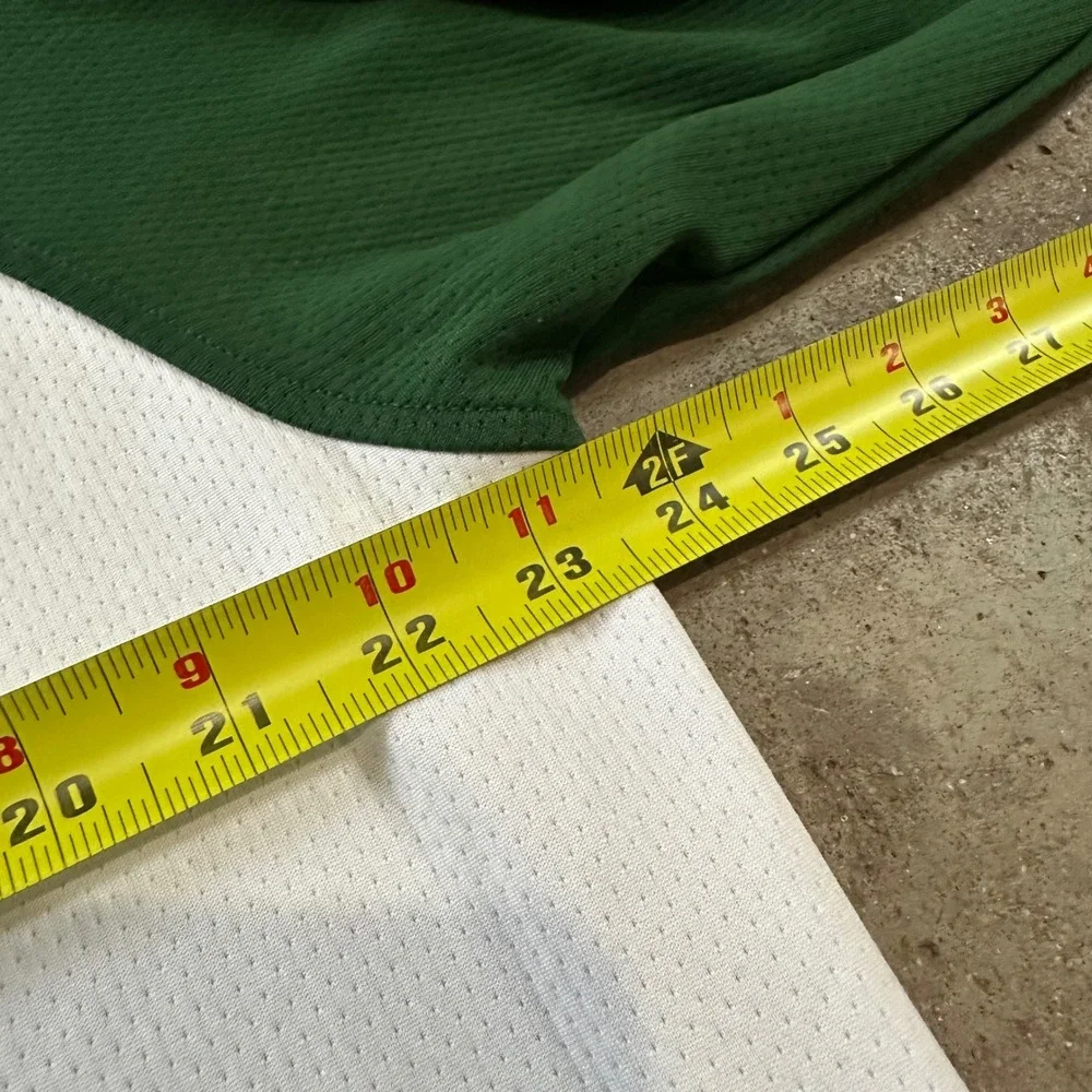 Vintage Nike Quarter Zip Pullover Mens L White Green Michigan State MSU Spartans